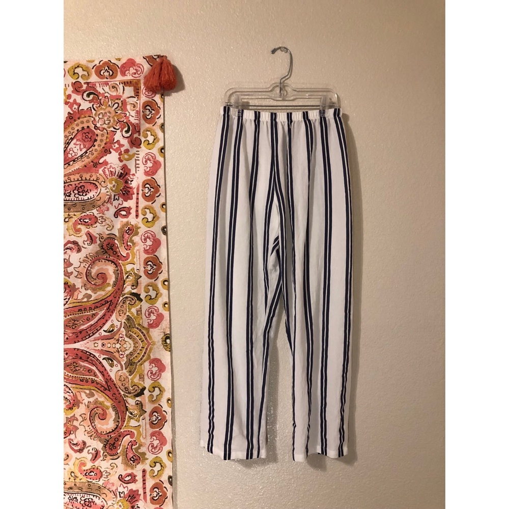 Striped Beach/Flowy Pants